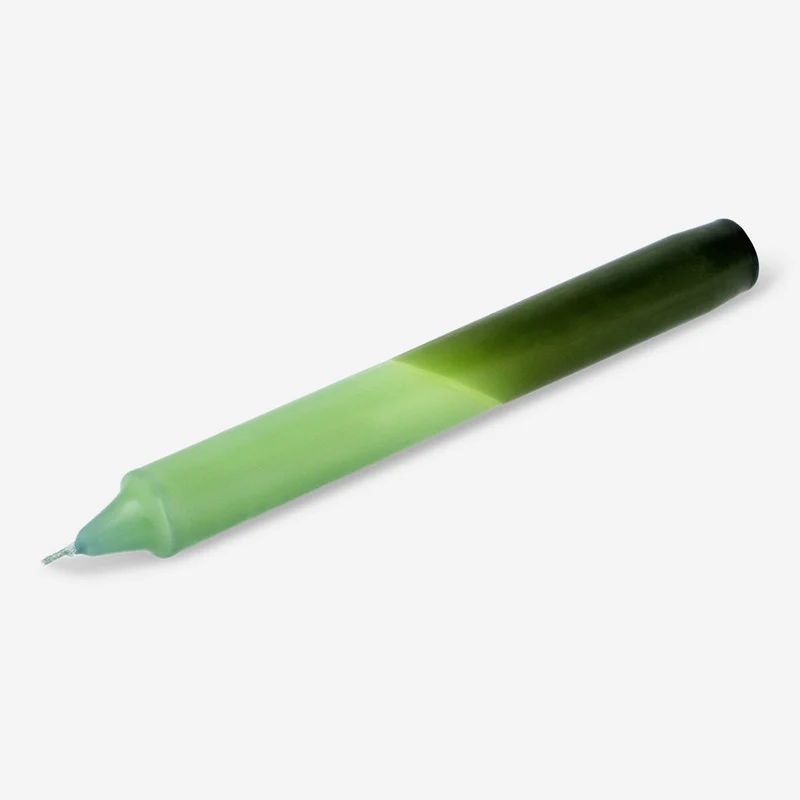Green Dinner Candles - 4 pcs