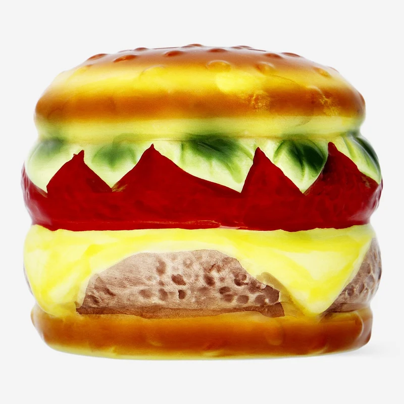 Burger shaped money box