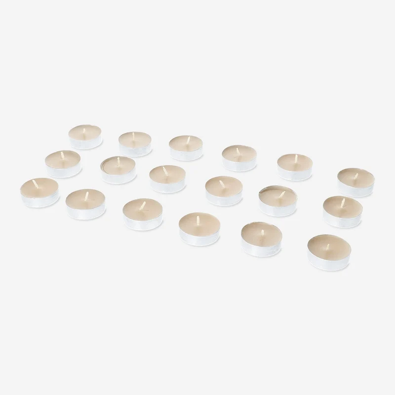 Scented Tealights with White Musk and Vanilla Fragrance - 18 pcs