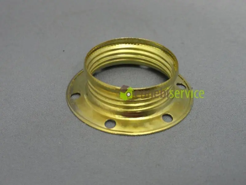 Gghiera per portalampade e14 in metallo giallo Universale