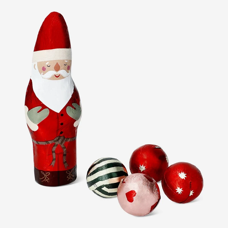 Christmas chocolates in bag