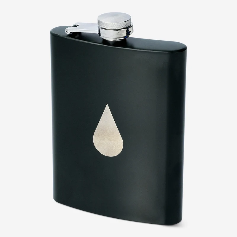 Stainless steel hip flask - 210 ml