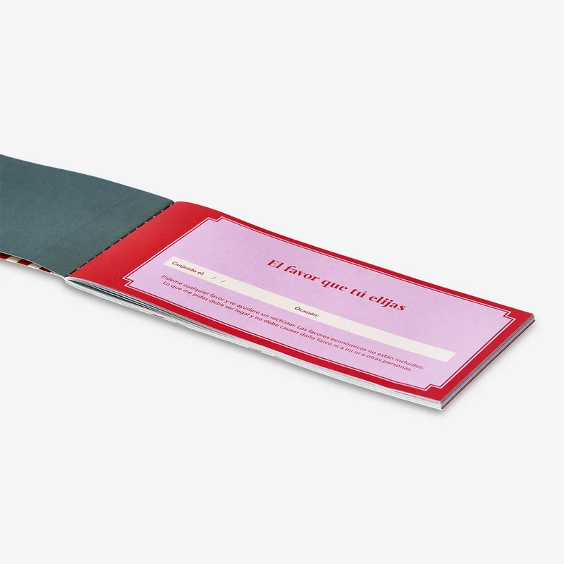 Vouchers for favours in Spanish - 20 pcs