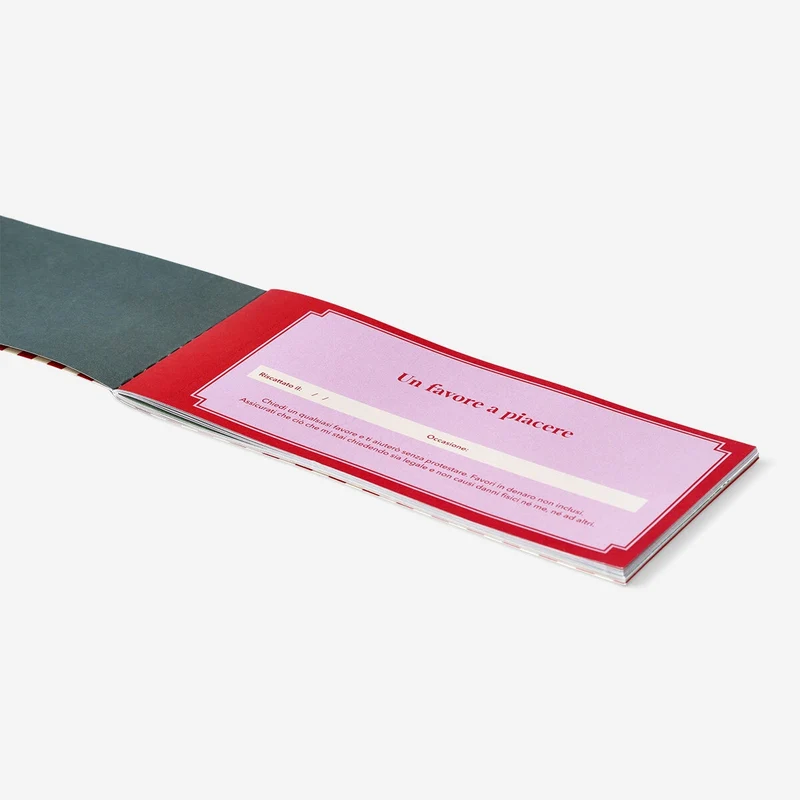 Vouchers for favours in Italian - 20 pcs