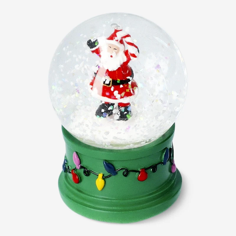 Snow globe with Santa - 6 cm