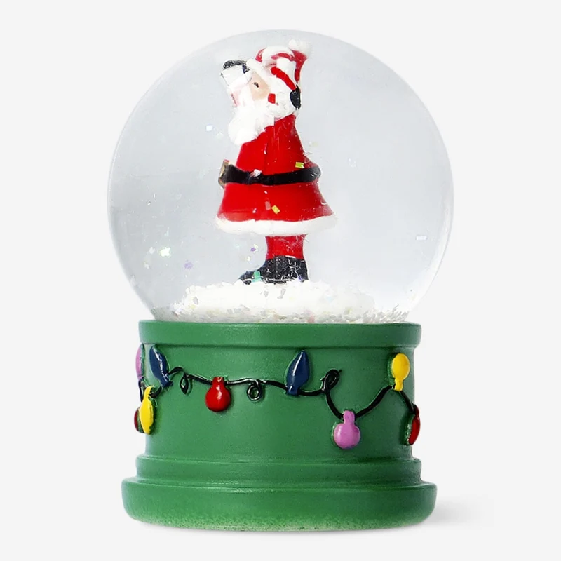 Snow globe with Santa - 6 cm