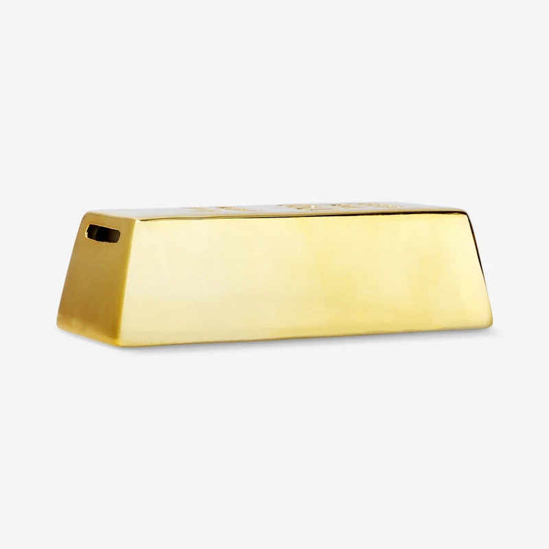 Gold bar money box