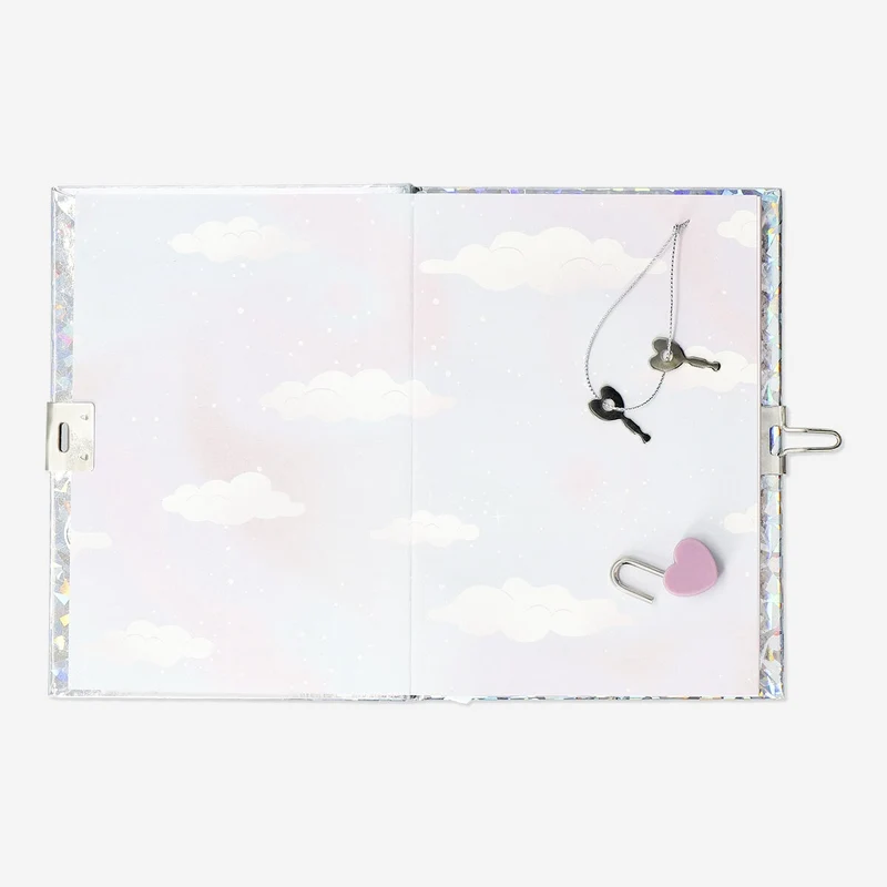 Unicorn diary with lock