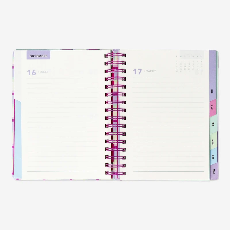 Checkered Study Planner - Spanish