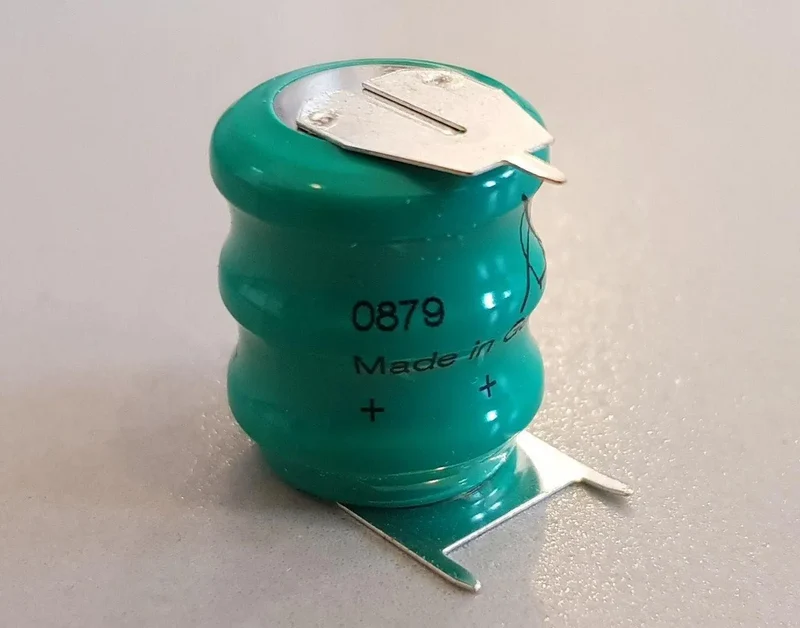 Accumulatore varta 2 alette e 3 pin 3,6v-70mah Ennebiservice