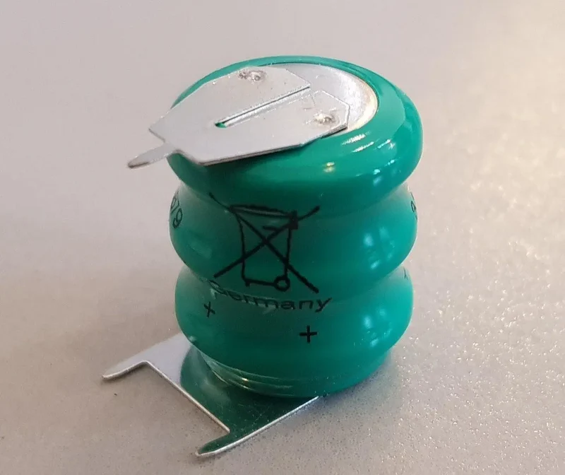 Accumulatore varta 2 alette e 3 pin 3,6v-70mah Ennebiservice