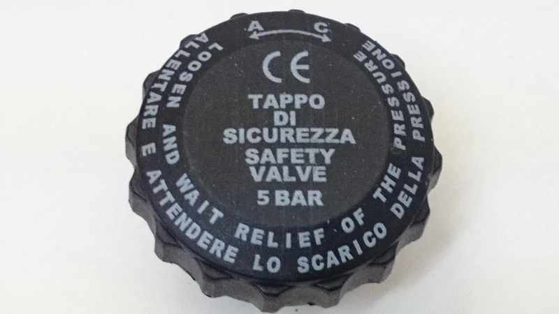 Tappo vapore 3/8 maschio 5.5 bar con guarnizione in teflon ferro da stiro ps20 gemme Lelit