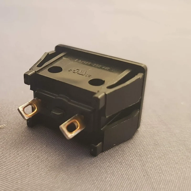 Pulsante vapore ferro da stiro push unipolare 10a 20x13 nero 2 contatti Imetec