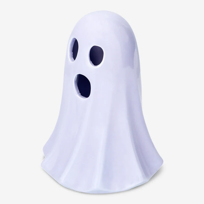 Purple ghost LED candle holder