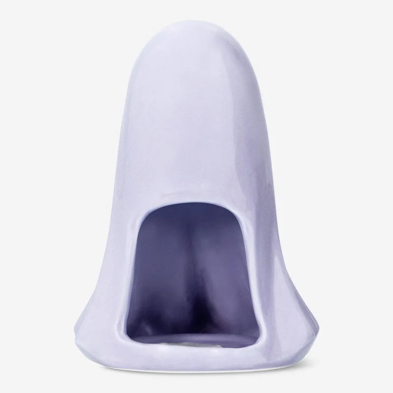 Purple ghost LED candle holder