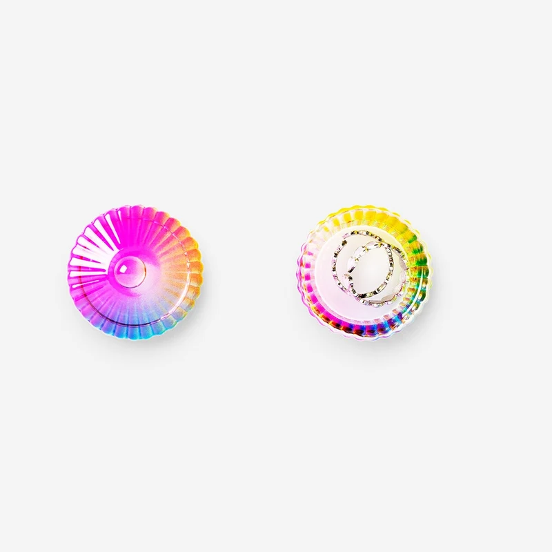 Mini Decorative Rainbow Jar - Round