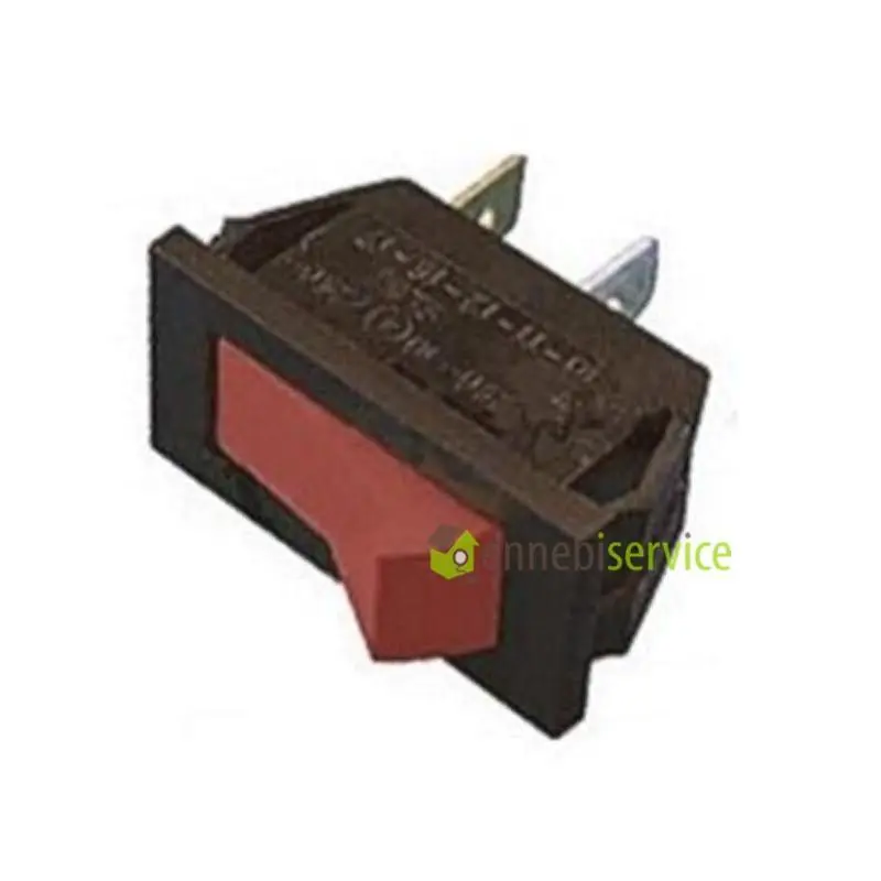 Interruttore unipolare 10a rosso non luminoso 12x27 2 fai da te, materiali e strumenti per le riparazioni Universale