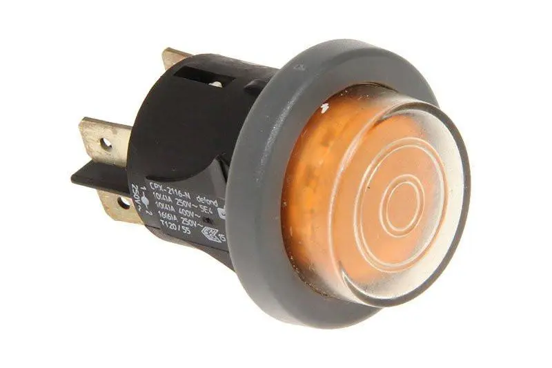 Interruttore tondo bipolare luminoso stiromatic prof 3000 Ariete