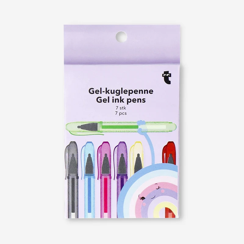 Mini gel ink pens - 7 pcs
