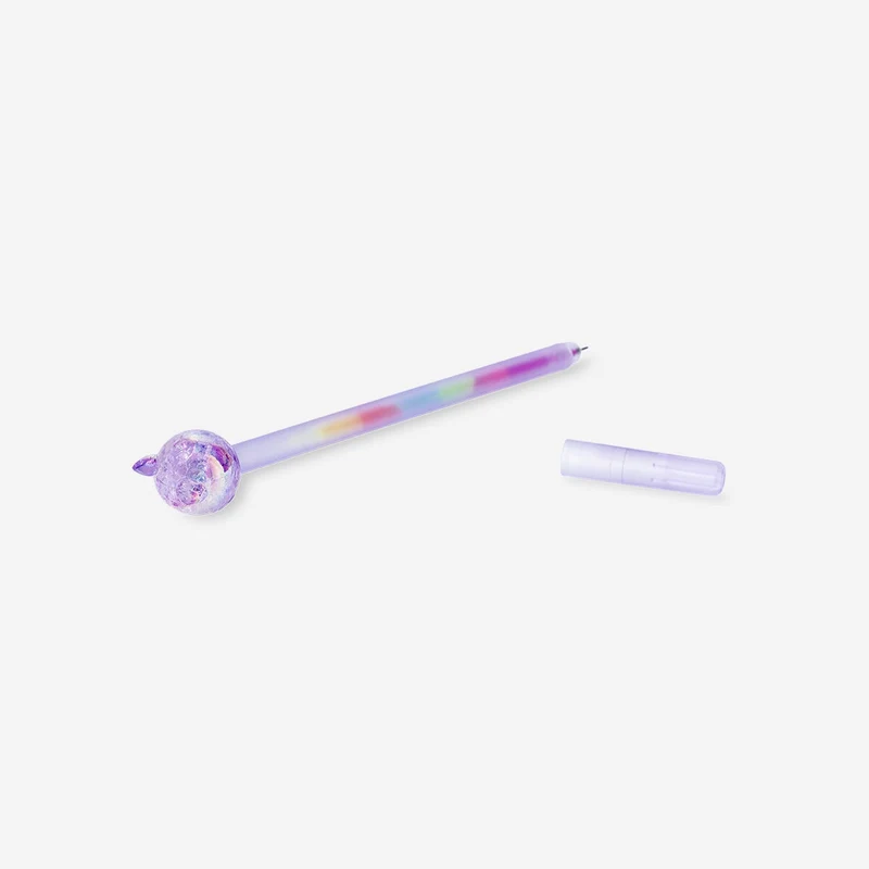 Gel pen with cat topper - Multi coloured ink