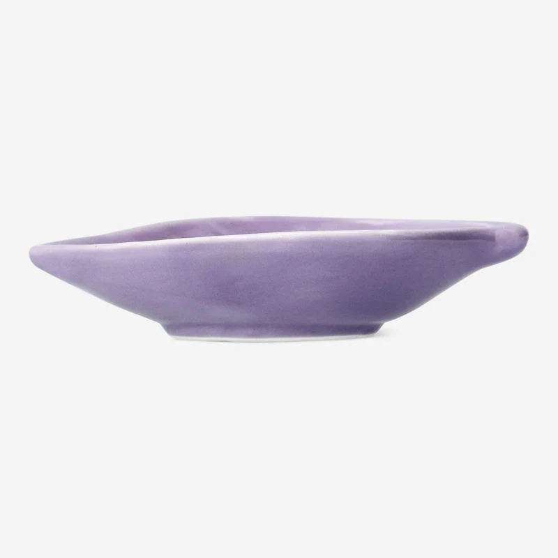 Small Leaf-Shaped Dish - Purple