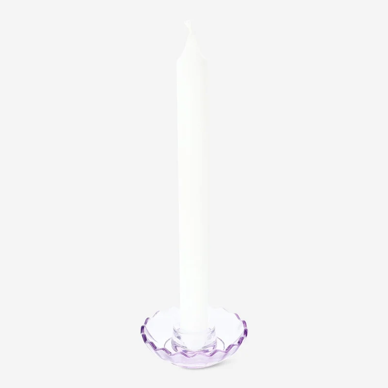 Purple Candle Holder