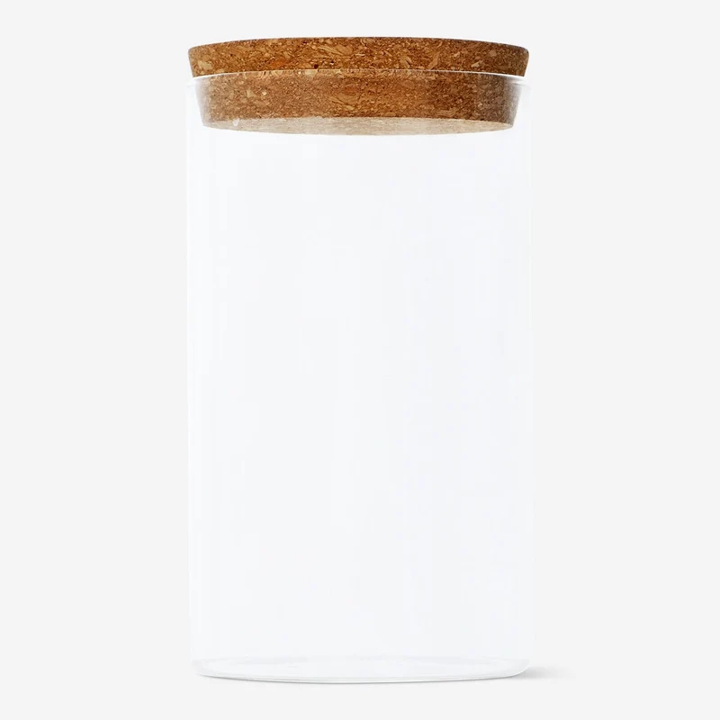 Glass Jar with Cork Lid - 750 ml
