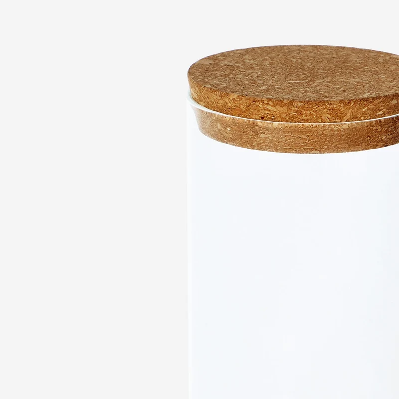 Glass Jar with Cork Lid - 750 ml