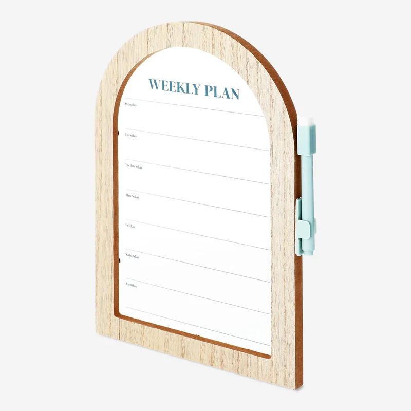 Planner board. With marker