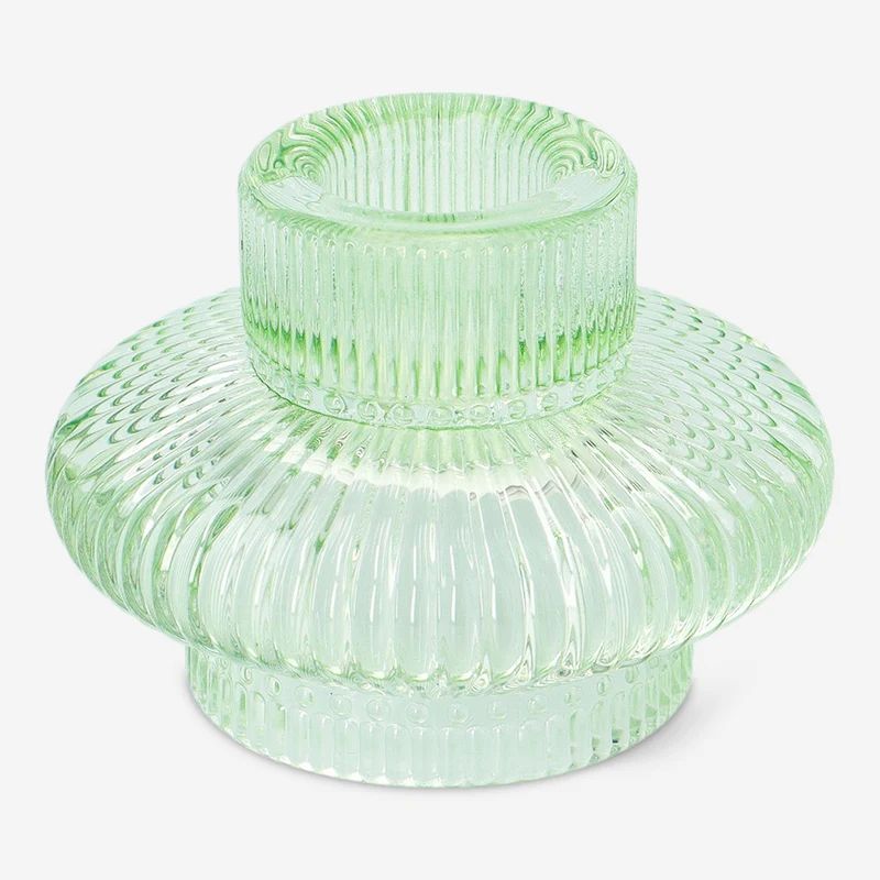2 in 1 green candle holder