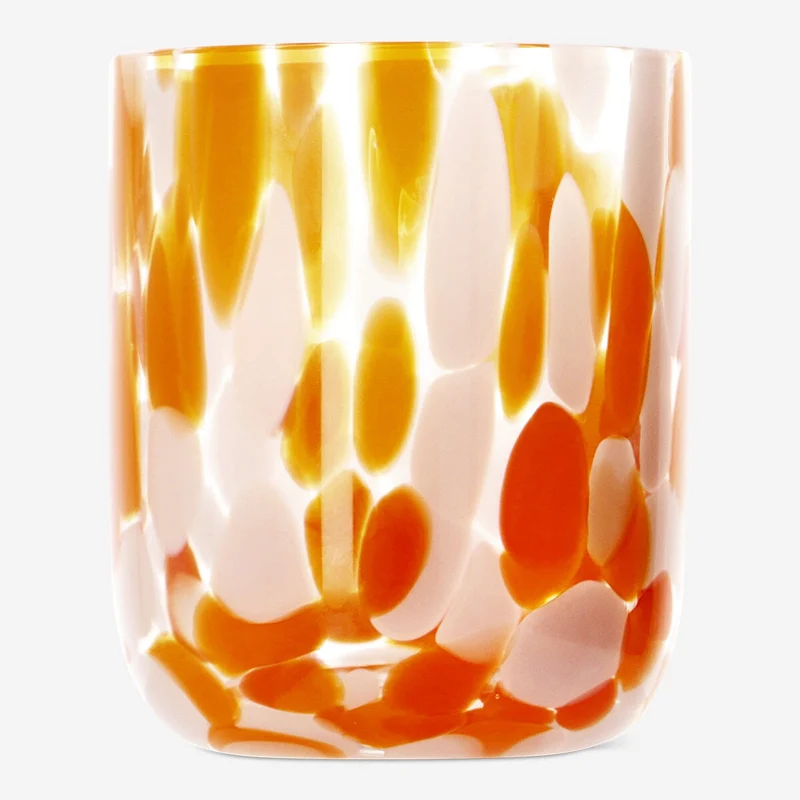 Dotted drinking glass. 340 ml