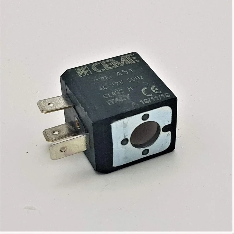 Bobina elettrovalvola a51 4w 12v foro 10mm Ceme
