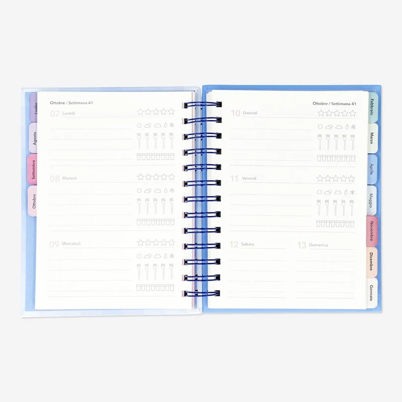 Study planner. Italian