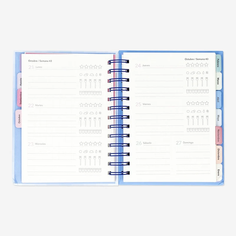Study planner. Spanish