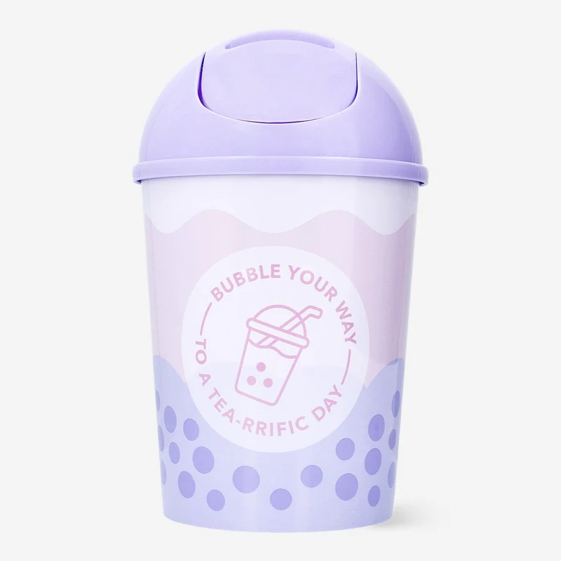 Boba tea push bin. 32 cm.