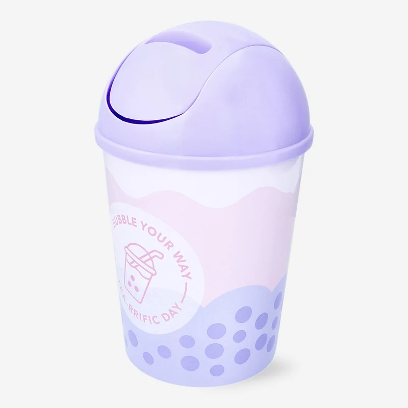 Boba tea push bin. 32 cm.