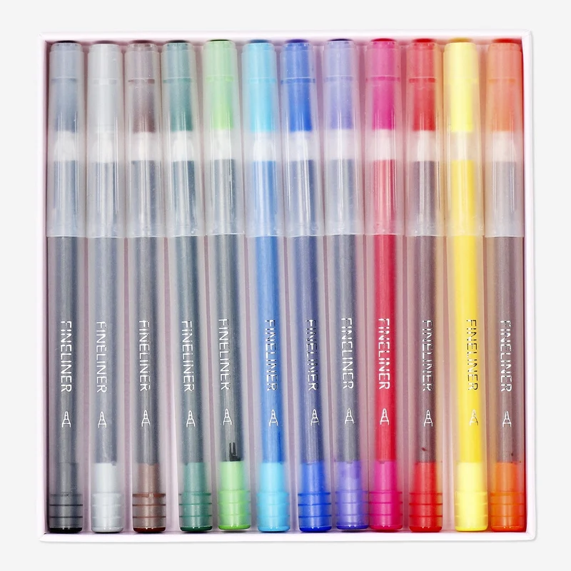 Fineliners. 12 pcs