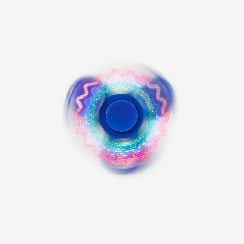 Fidget spinner. With light
