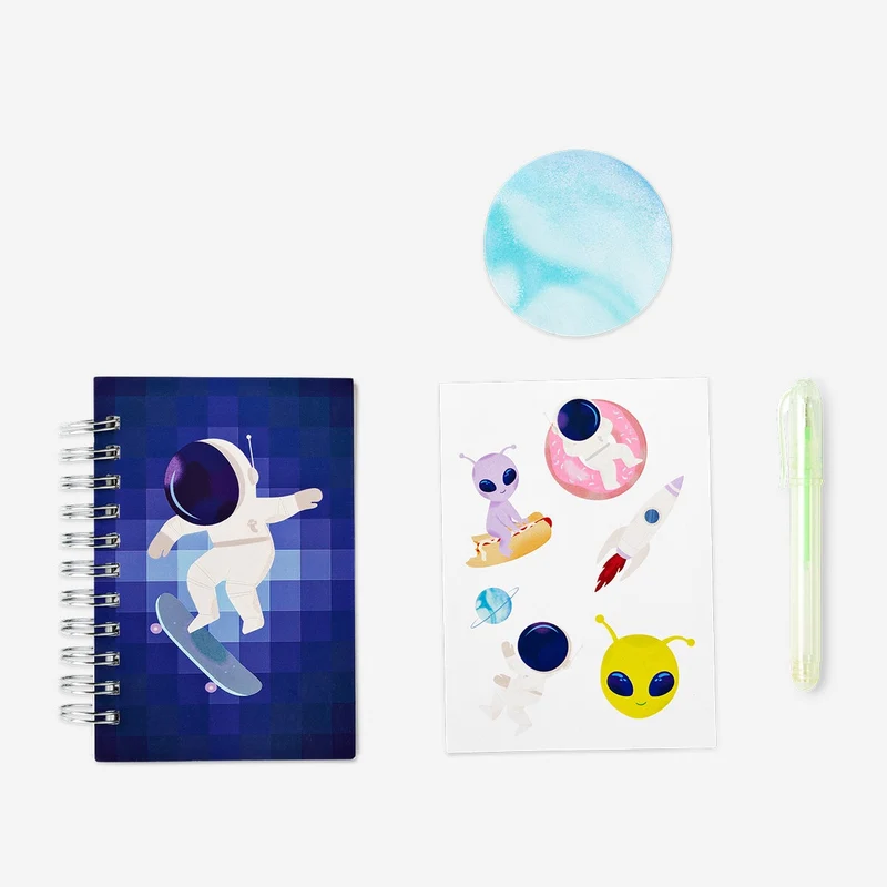 Space backpack. With stationery kit