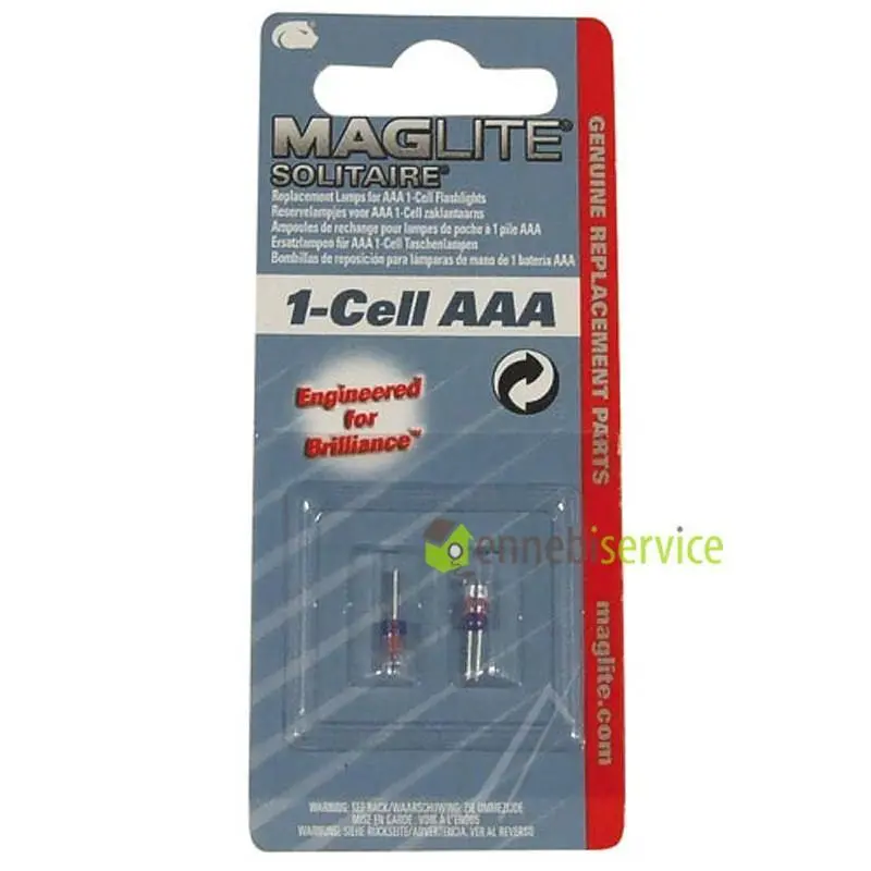 Lampadina di ricambio per mag-lite aaa blister 2 pz Universale