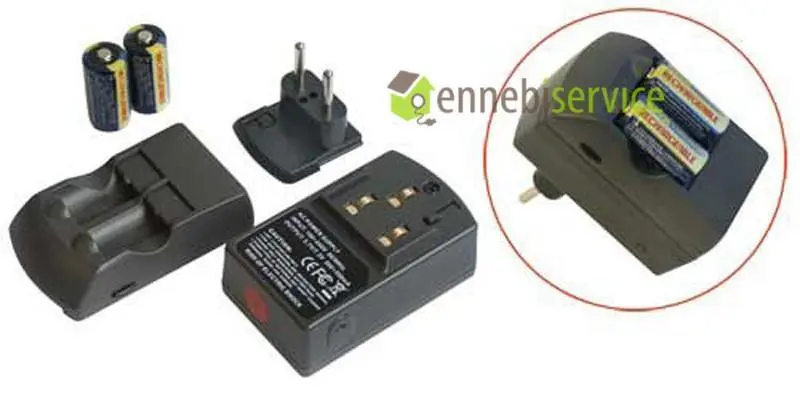 Carica batterie per batterie cr123 Universale