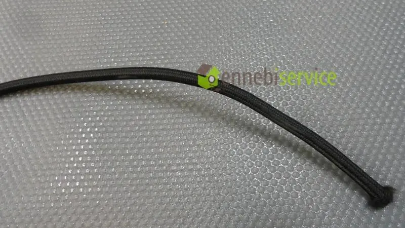 Tubo gomma per centraline vapore 4x8 nero 1metro Universale