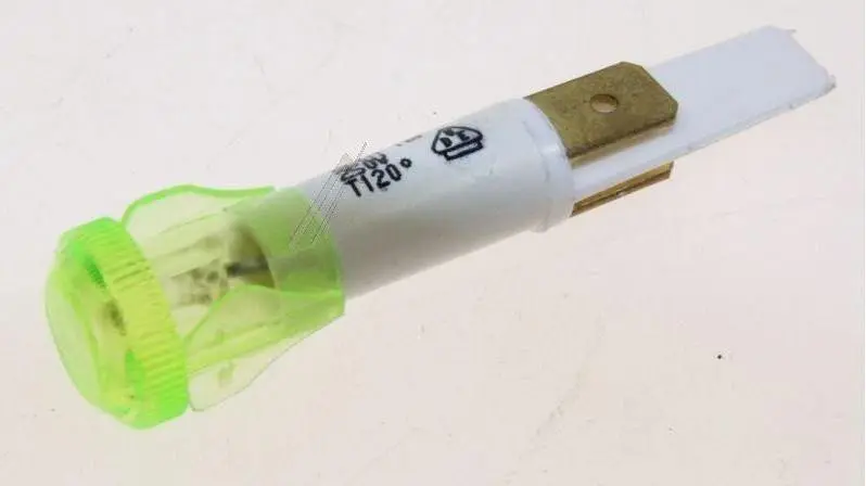 Lampadina Spia segnalatore verde 12,4x27,3mm Universale