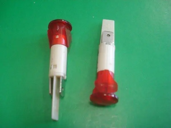 Spia segnalatore luminoso rossa 12.4x27.3mm Lelit