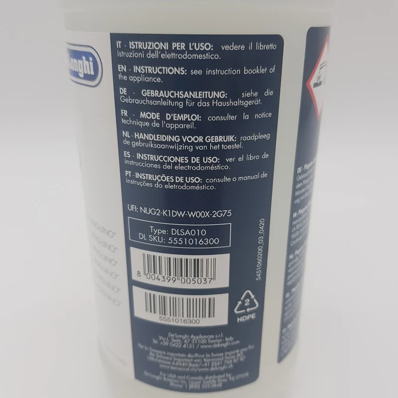 Anticalcare 500 ml per pinguino De Longhi