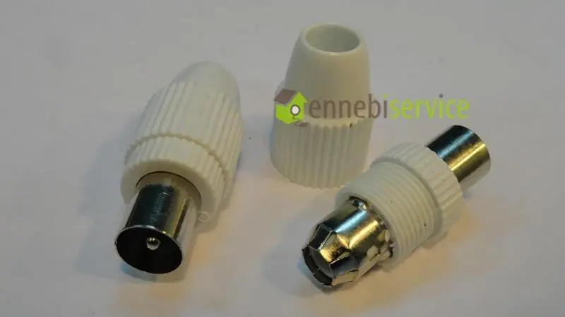 Spina antenna tv coassiale d 9.5mm maschio Universale