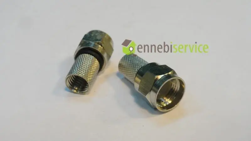 Connettore f per cavo sky sat 6.6mm Universale