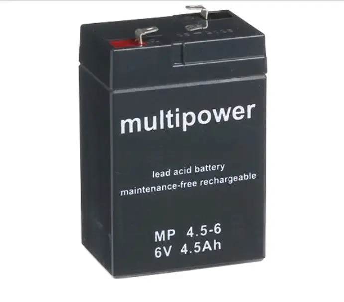Pacco batteria al piombo contatti faston pb.6v.4ah Ennebiservice