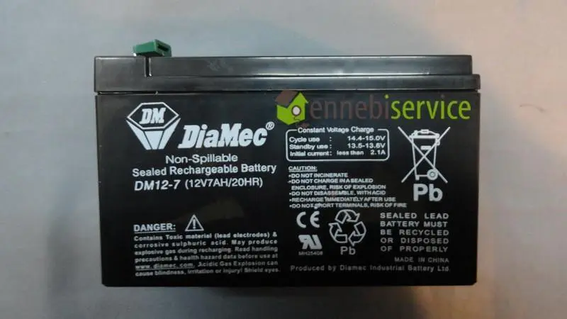 Pacco batteria 12v 6.5h Universale