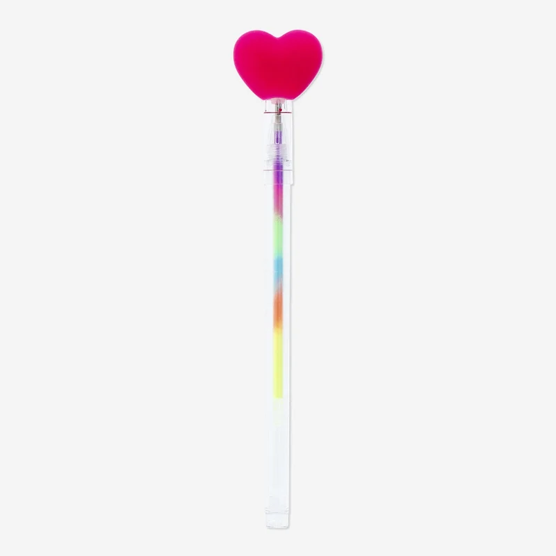 Multi-coloured gel pen